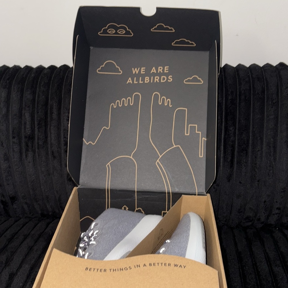 Wool Runner-up Mizzles - Medium Grey (Light Grey Sole) - Picture 7 of 11